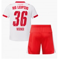 RB Leipzig Timo Werner #36 Domáci Detský futbalový dres 2025-26 Krátky Rukáv (+ trenírky)
